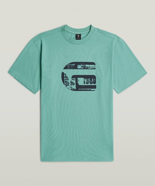 G-STAR（ジースター）の「G Icon Graphic T-Shirt/ブランドロゴグラフィックTシャツ（Tシャツ/カットソー・メンズ・ダークブラック/ホワイト・SMALL/X-SMALL/MEDIUM/LARGE/X-LARGE）」の19枚目の写真