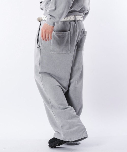 SHORT ROUND（ショートラウンド）の「SHORT ROUND/【26年春新作】ブリーチハトメスウェットパンツ（スウェットパンツ・メンズ・グレー/ブラック系その他・MEDIUM/LARGE）」の19枚目の写真