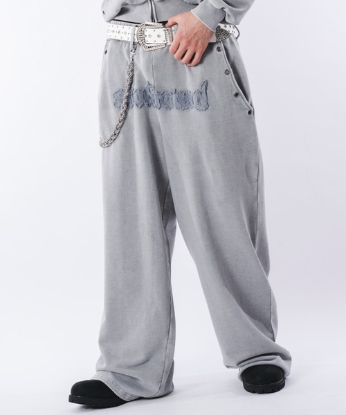 SHORT ROUND（ショートラウンド）の「SHORT ROUND/【26年春新作】ブリーチハトメスウェットパンツ（スウェットパンツ・メンズ・グレー/ブラック系その他・MEDIUM/LARGE）」の22枚目の写真