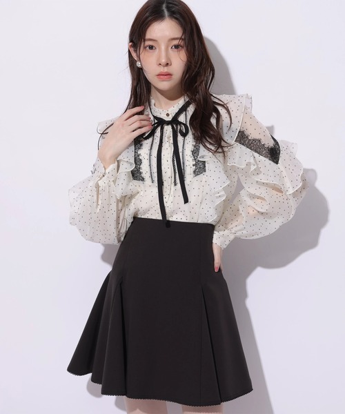 Rirandture（リランドチュール）の「サーキュラーフレアミニスカート（スカート・レディース・ブラック・0/1/2）」の9枚目の写真