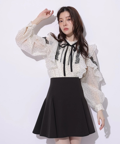 Rirandture（リランドチュール）の「サーキュラーフレアミニスカート（スカート・レディース・ブラック・0/1/2）」の10枚目の写真