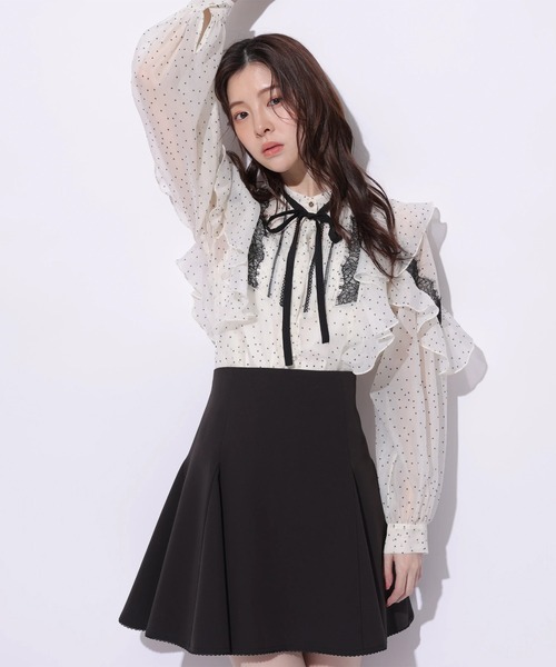 Rirandture（リランドチュール）の「サーキュラーフレアミニスカート（スカート・レディース・ブラック・0/1/2）」の12枚目の写真