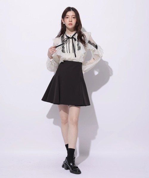 Rirandture（リランドチュール）の「サーキュラーフレアミニスカート（スカート・レディース・ブラック・0/1/2）」の2枚目の写真