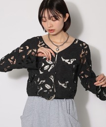 PAGEBOY | ヴィンテージレースフレアスリーブブラウス(シャツ/ブラウス)