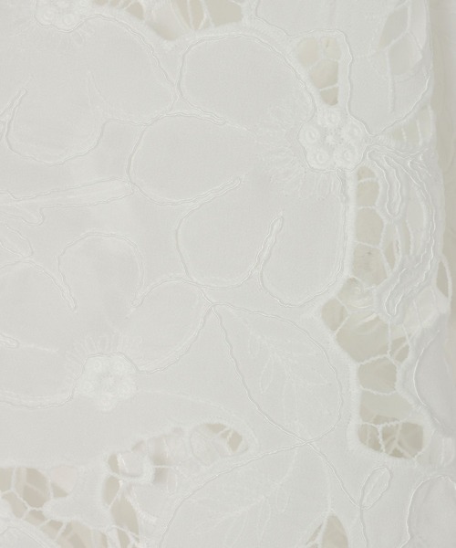 PAGEBOY（ページボーイ）の「ヴィンテージレースフレアスリーブブラウス（シャツ/ブラウス・レディース・ブラック/オフホワイト・FREE）」の8枚目の写真