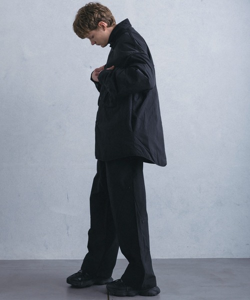 +phenix(プラスフェニックス)の「【WEB・直営店限定】+phenix(プラスフェニックス)PADDED STAND BLOUSON パデッド スタンド ブルゾン(ブルゾン・メンズ・ブラック/ブラウン・M/L)」の7枚目の写真