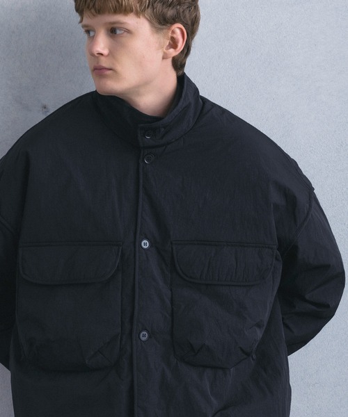 +phenix(プラスフェニックス)の「【WEB・直営店限定】+phenix(プラスフェニックス)PADDED STAND BLOUSON パデッド スタンド ブルゾン(ブルゾン・メンズ・ブラック/ブラウン・M/L)」の10枚目の写真