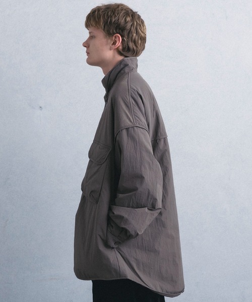 +phenix(プラスフェニックス)の「【WEB・直営店限定】+phenix(プラスフェニックス)PADDED STAND BLOUSON パデッド スタンド ブルゾン(ブルゾン・メンズ・ブラック/ブラウン・M/L)」の13枚目の写真