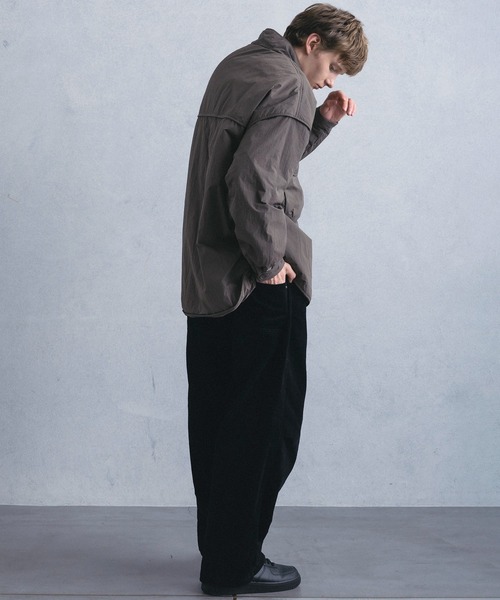 +phenix(プラスフェニックス)の「【WEB・直営店限定】+phenix(プラスフェニックス)PADDED STAND BLOUSON パデッド スタンド ブルゾン(ブルゾン・メンズ・ブラック/ブラウン・M/L)」の17枚目の写真