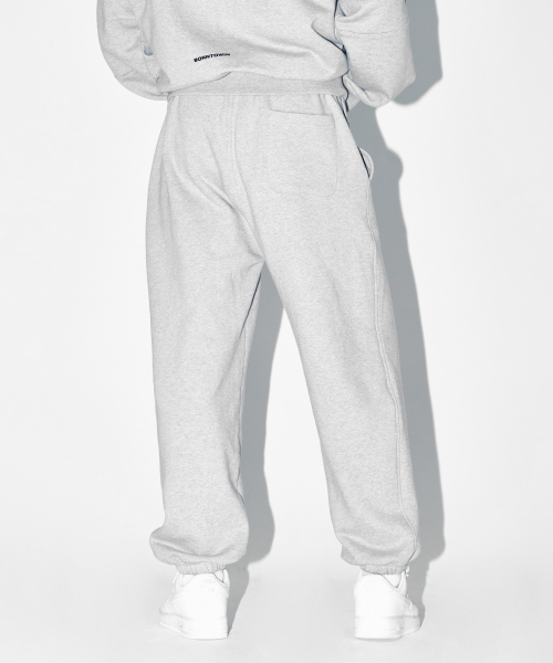 BORN TO WIN（ボーントゥウィン）の「CHROME B JOGGER PANTS [MELANGE GREY]（スウェットパンツ・メンズ・その他・2/1）」の8枚目の写真
