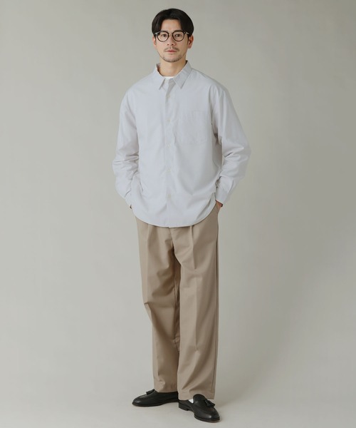 LIL VENDARS（リルヴェンダース）の「Buyer's Select/イージーケアレギュラーカラー長袖シャツ（シャツ/ブラウス・メンズ・ブルー/ブルー系/ホワイト/ライトグレー系・M/L/LL）」の11枚目の写真