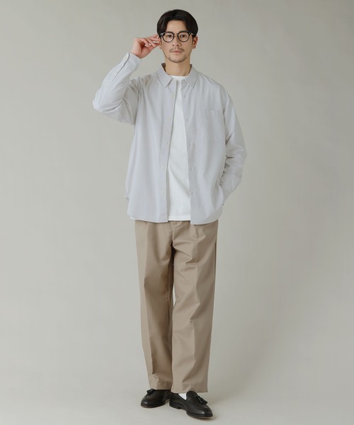 LIL VENDARS（リルヴェンダース）の「Buyer's Select/イージーケアレギュラーカラー長袖シャツ（シャツ/ブラウス・メンズ・ブルー/ブルー系/ホワイト/ライトグレー系・M/L/LL）」の12枚目の写真