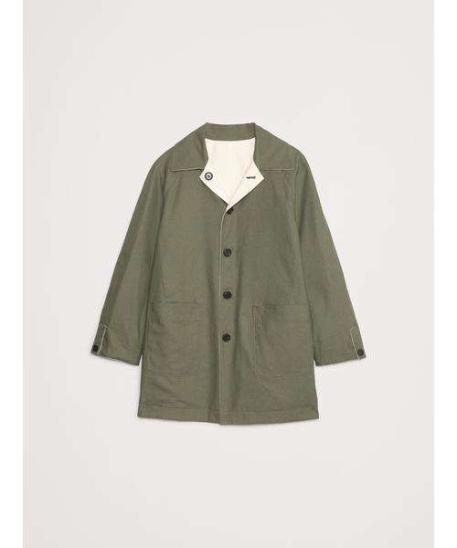 Banana Republic(バナナリパブリック)の「ショート リバーシブル コットン カーコート(ステンカラーコート・レディース・アイボリー・L/M/S/XS)」の9枚目の写真