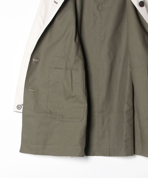 Banana Republic(バナナリパブリック)の「ショート リバーシブル コットン カーコート(ステンカラーコート・レディース・アイボリー・L/M/S/XS)」の3枚目の写真