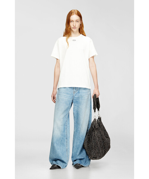 DIESEL(ディーゼル)の「ウィメンズ Tシャツ T-NORMY-OD-S1(Tシャツ/カットソー・レディース・ブラック/ホワイト系その他・SMALL/MEDIUM/LARGE/X-LARGE/X-SMALL)」の3枚目の写真