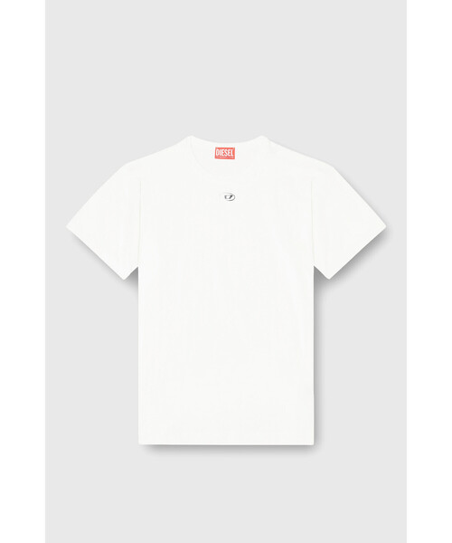DIESEL(ディーゼル)の「ウィメンズ Tシャツ T-NORMY-OD-S1(Tシャツ/カットソー・レディース・ブラック/ホワイト系その他・SMALL/MEDIUM/LARGE/X-LARGE/X-SMALL)」の6枚目の写真