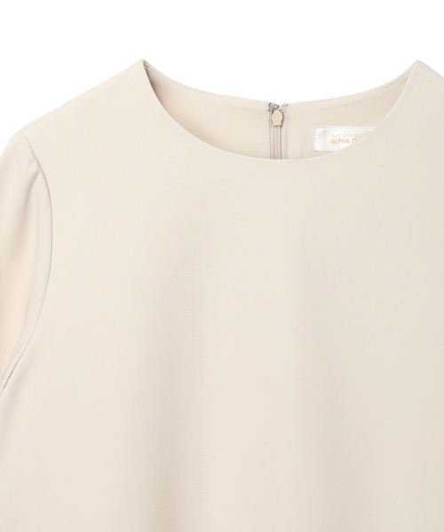 A/C DESIGN BY ALPHA CUBIC（エーシーデザインバイアルファキュービック）の「【セレモニー対応】シフォンレイヤードブラウス【セットアップ可能】（シャツ/ブラウス・レディース・ベージュ/ネイビー・9号/11号/13号）」の19枚目の写真