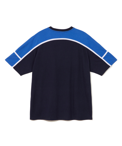 YALE(イェール)の「01 BULLDOGS COLOR TAPING TEE NAVY(Tシャツ/カットソー・レディース・その他・M/L/XL/S)」の3枚目の写真