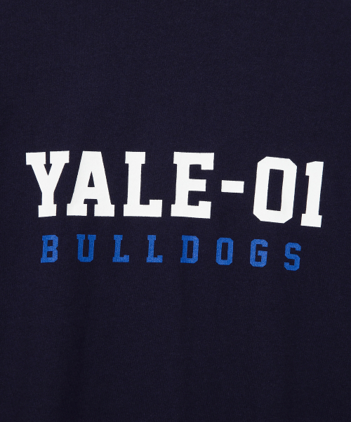 YALE(イェール)の「01 BULLDOGS COLOR TAPING TEE NAVY(Tシャツ/カットソー・レディース・その他・M/L/XL/S)」の4枚目の写真