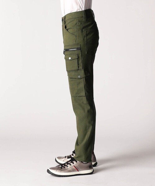 NICOLE CLUB FOR MEN（ニコルクラブフォーメン）の「ガムストレッチ デザインカーゴパンツ（カーゴパンツ・メンズ・ブラック/チャコールグレー/カーキ系・X-LARGE/LARGE/MEDIUM/SMALL）」の22枚目の写真