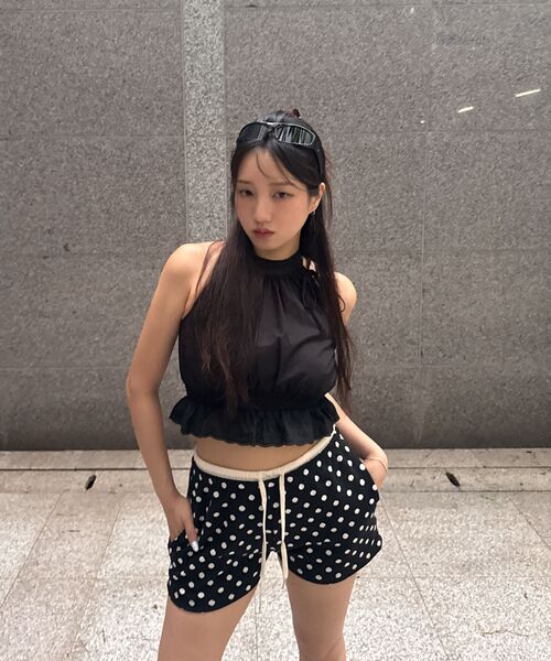 CHICKS(チックス)の「ドットハーフパンツブラック(その他パンツ・レディース・ブラック・FREE)」の19枚目の写真
