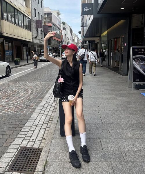 CHICKS(チックス)の「ドットハーフパンツブラック(その他パンツ・レディース・ブラック・FREE)」の20枚目の写真
