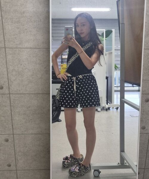 CHICKS(チックス)の「ドットハーフパンツブラック(その他パンツ・レディース・ブラック・FREE)」の13枚目の写真