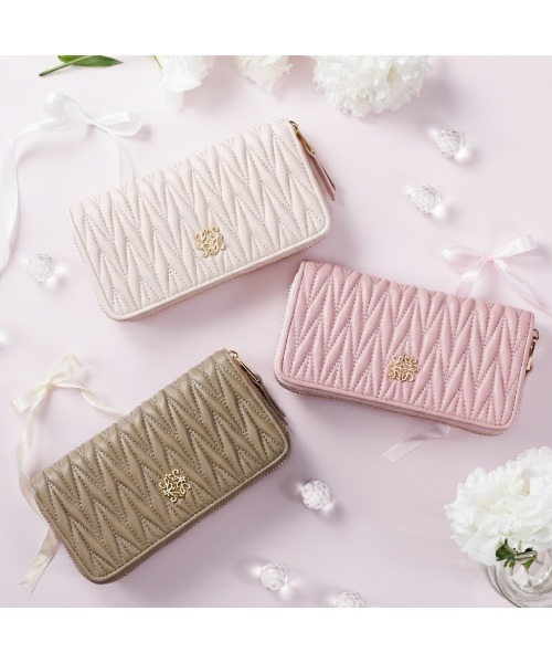 LASIEM(ラシエム)の「小さい長財布 長財布 レディース キルティング 本革 スキミング防止(財布・レディース・ライトブラウン/シルバー/レモンイエロー/ブルー/ブラック/ベビーピンク/ライトグレー/ライトグリーン・FREE)」の12枚目の写真