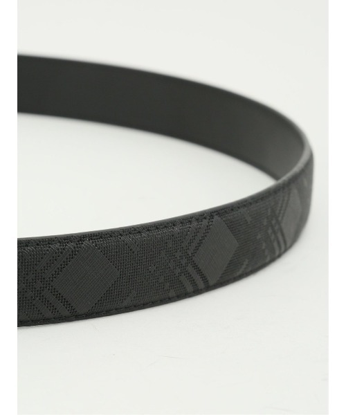 TAKA-Q（タカキュー）の「【アジャストフリー 表牛革】タカキュー エンボスオンエンボス ベルト（ベルト・メンズ・ブラック・FREE）」の4枚目の写真