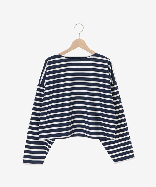 セール】ルミノア ボーダーショートカットソー（Tシャツ/カットソー