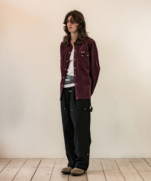 THEVINYLHOUSE(ザバイニルハウス)の「CORDUROY WESTERN SHIRTS BURGUNDY(シャツ/ブラウス・メンズ・その他・S/M/L)」の5枚目の写真