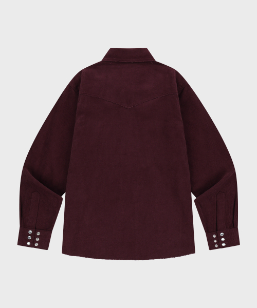 THEVINYLHOUSE(ザバイニルハウス)の「CORDUROY WESTERN SHIRTS BURGUNDY(シャツ/ブラウス・メンズ・その他・S/M/L)」の7枚目の写真