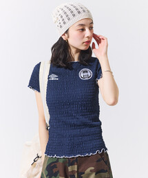 UMBRO × FREAK'S STORE/アンブロ 別注 LEATHERETTE STAND COLLAR