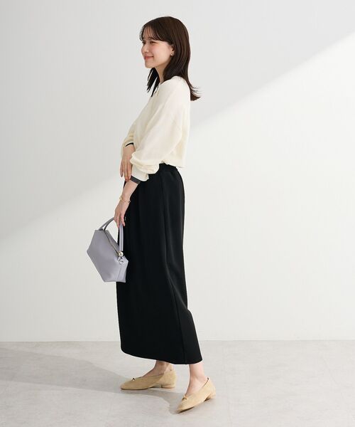 Green　Parks（グリーンパークス）の「アンチピリングレイヤード風ニットプルオーバー（ニット/セーター・レディース・ブルー/アイボリー/ダークグレー/ピンク・FREE）」の15枚目の写真