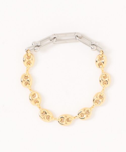 ADAM ET ROPE'(アダムエロペ)の「【EO for ADAM ET ROPE'】Chunky Anchor Chain Bracelet(ブレスレット・レディース・ゴールド・FREE)」の4枚目の写真