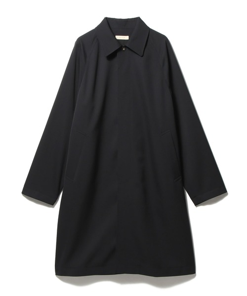 COLUMN(コラム)の「COLUMN / ノンミュールウール ツイルバルマカーンコート<THE COLUMN>(ステンカラーコート・メンズ・ネイビー・LARGE/MEDIUM)」の3枚目の写真
