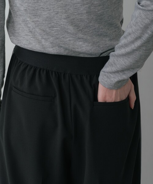GALLEST（ギャレスト）の「Comfy SET UP｜イージーサイドラインワイドパンツ【セットアップ対応／通勤／カセット服】（その他パンツ・レディース・ブラック系2/グレー系その他3・40/38/36/34）」の15枚目の写真
