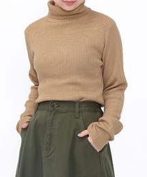 PUNYUS | リブタートルネックニット(ニット/セーター)