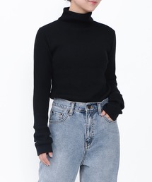 PUNYUS | リブタートルネックニット(ニット/セーター)