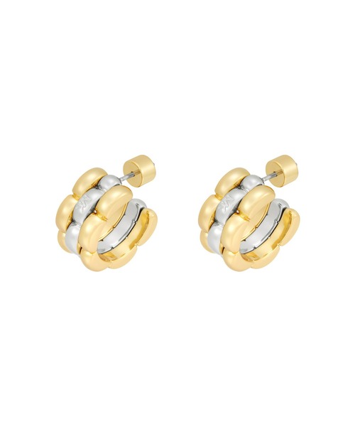 MICHAEL KORS(マイケルコース)の「マイケル・コース アクセサリー レディース ピアス ツートーン MKJ8593931(ピアス(両耳用)・レディース・マルチ・FREE)」の2枚目の写真