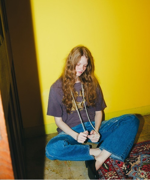 GO TO HOLLYWOOD（ゴートゥーハリウッド）の「CAT Tee（Tシャツ/カットソー・レディース・パープル・M/L）」の5枚目の写真