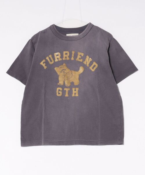 GO TO HOLLYWOOD（ゴートゥーハリウッド）の「CAT Tee（Tシャツ/カットソー・レディース・パープル・M/L）」の3枚目の写真