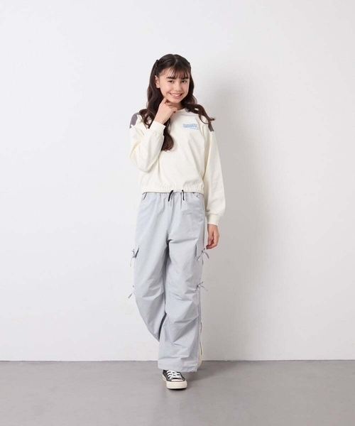 a.v.v（アーヴェヴェ）の「[120-160]サイドリボンカーゴパンツ（その他パンツ・キッズ・グレー/ダークインディゴブルー・120/140/130/150/160）」の11枚目の写真