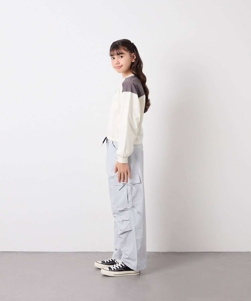 a.v.v（アーヴェヴェ）の「[120-160]サイドリボンカーゴパンツ（その他パンツ・キッズ・グレー/ダークインディゴブルー・120/140/130/150/160）」の12枚目の写真