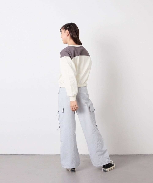 a.v.v（アーヴェヴェ）の「[120-160]サイドリボンカーゴパンツ（その他パンツ・キッズ・グレー/ダークインディゴブルー・120/140/130/150/160）」の13枚目の写真