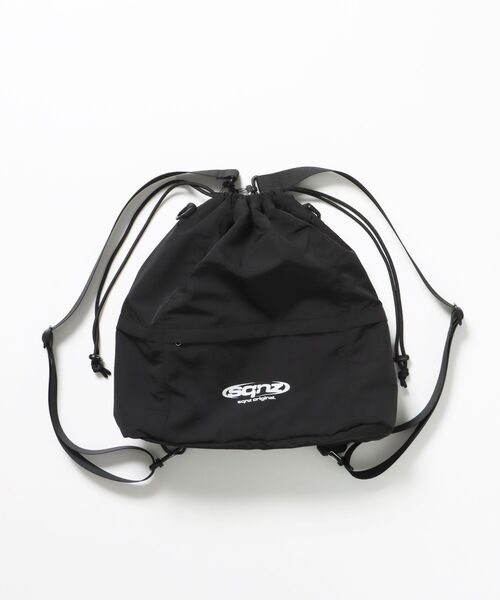 SEQUENZ(シークエンズ)の「※WEB限定 / 2WAY仕様 / ユニセックスナップサック / sqnz 2way knapsack(トートバッグ・メンズ・ライトピンク/ブラック/その他1/グレー・FREE)」の21枚目の写真