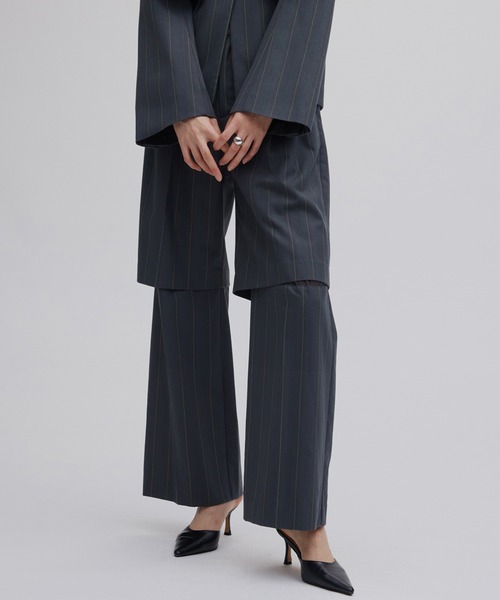 DEFORMATION PINSTRIPE PANTS