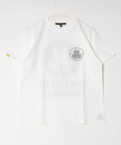 STUD MUFFIN(スタッドマフィン)の「STUD MUFFIN/スタッドマフィン/ラインストーン ターゲットベア SS Tシャツ(Tシャツ/カットソー・メンズ・ブラック/ホワイト・2/3)」の2枚目の写真