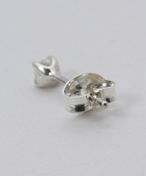 JOURNAL STANDARD（ジャーナルスタンダード）の「【VALENTINE /ヴァレンタイン】 Studs Stone Pierce（ピアス（片耳用）・レディース・シルバー・FREE）」の2枚目の写真