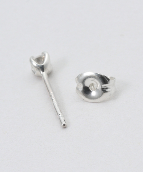 JOURNAL STANDARD（ジャーナルスタンダード）の「【VALENTINE /ヴァレンタイン】 Studs Stone Pierce（ピアス（片耳用）・レディース・シルバー・FREE）」の3枚目の写真